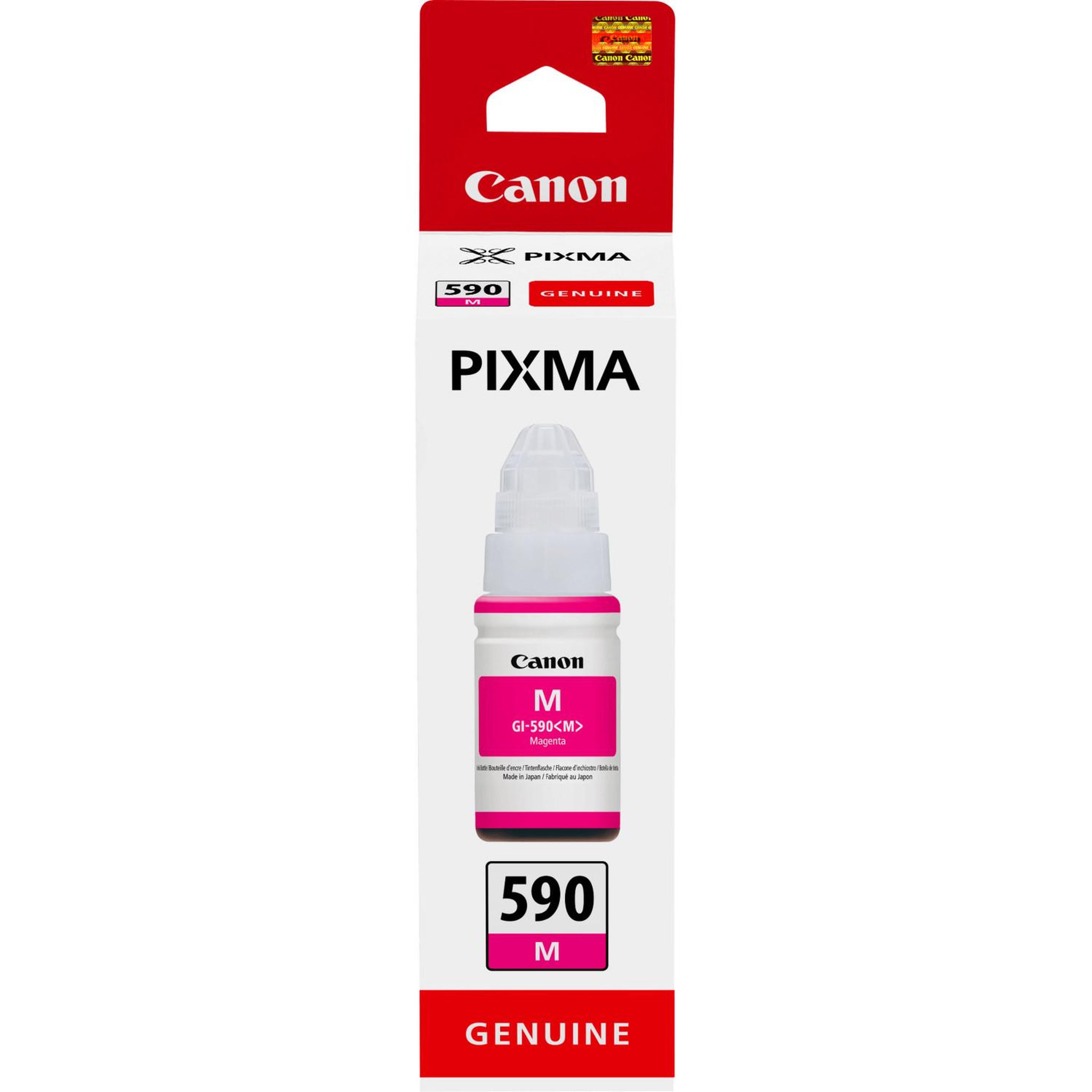 Voir la diapositive 2 : Canon Cartouche d'encre Bouteille d'Encre GI-490 Magenta PIXMA Série G - 0666C001
