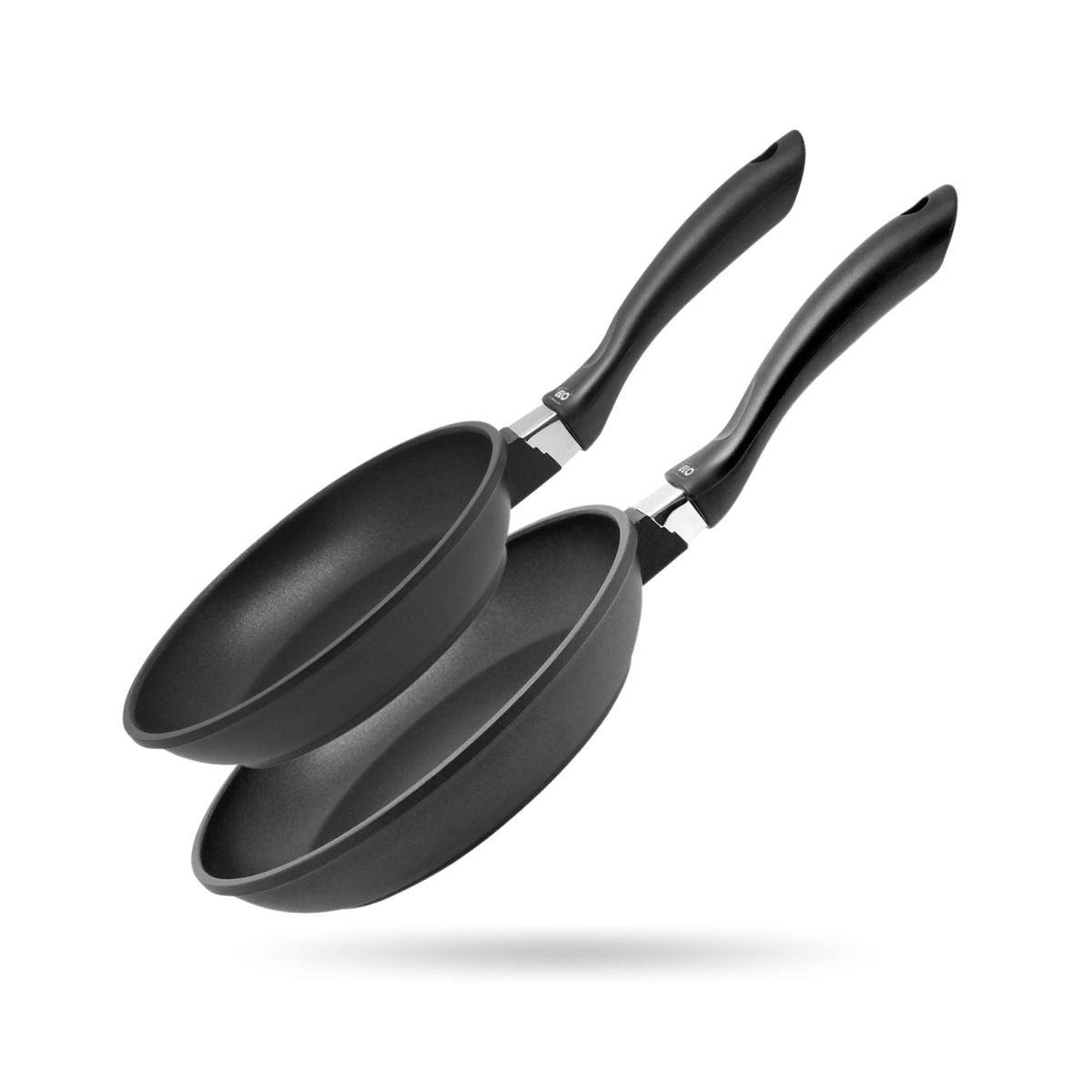 ELO Lot de 2 poêles 28 cm et 32 cm sans pfas elo alucast
