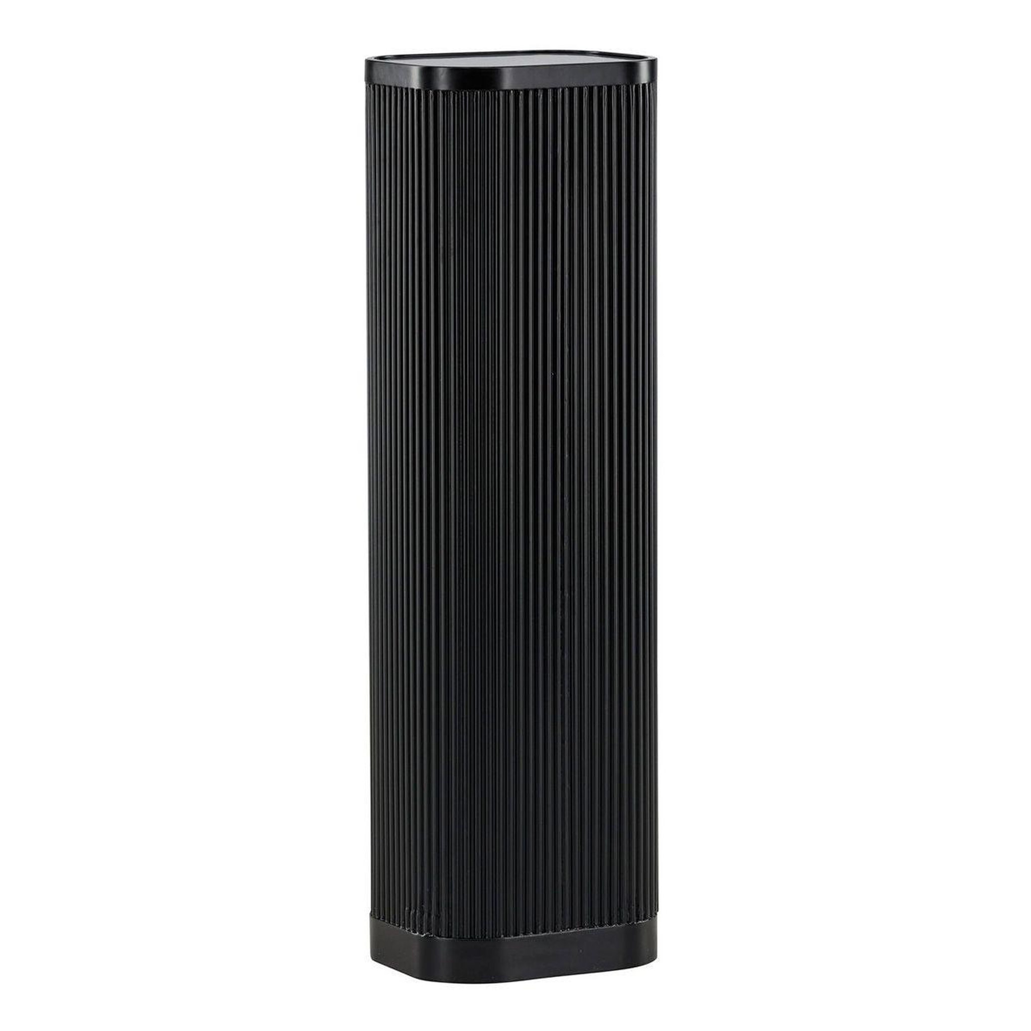 Paris Prix Sellette déco nervurée  lenox  100cm noir