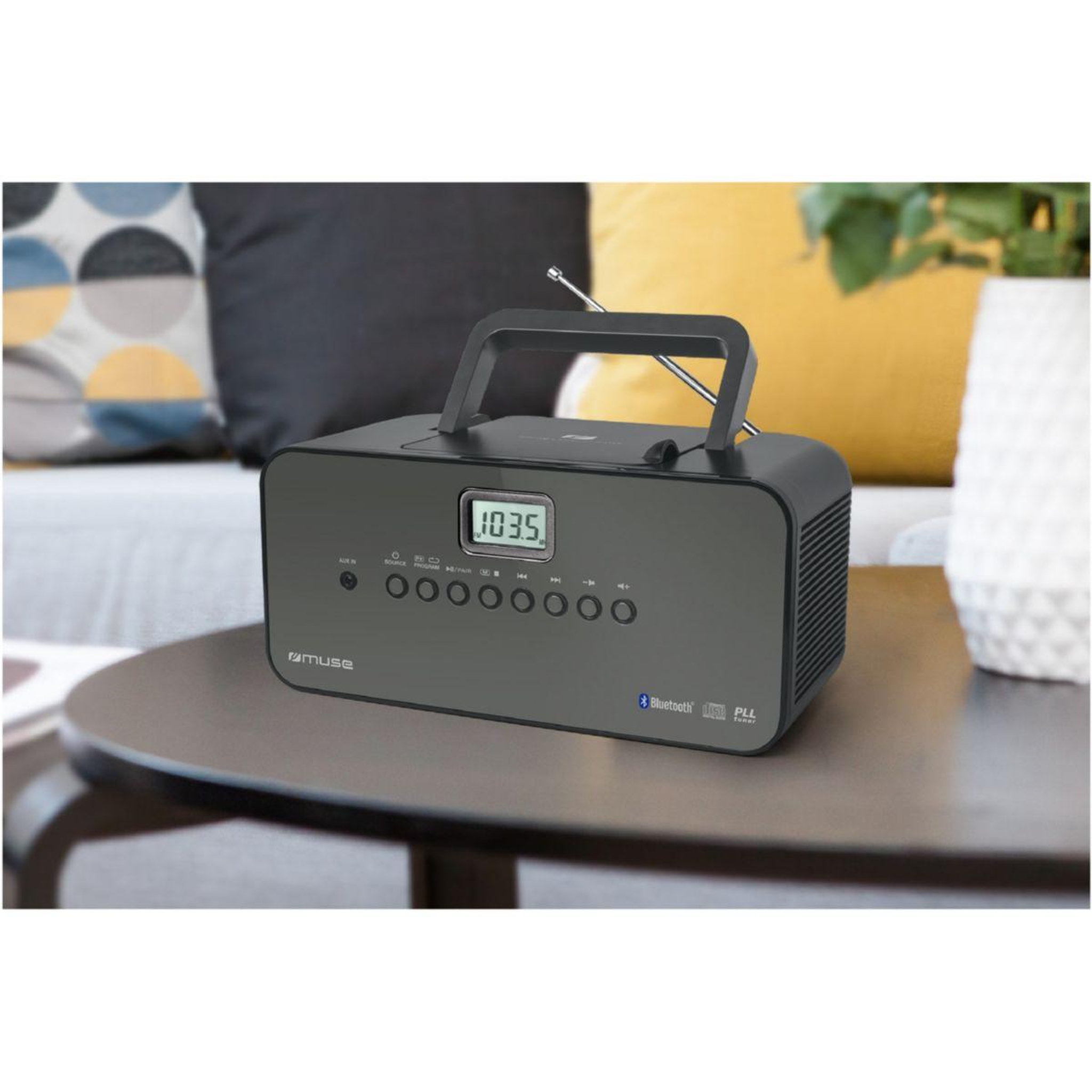 Voir la diapositive 3 : Muse Radio cd avec bluetooth - M22BT