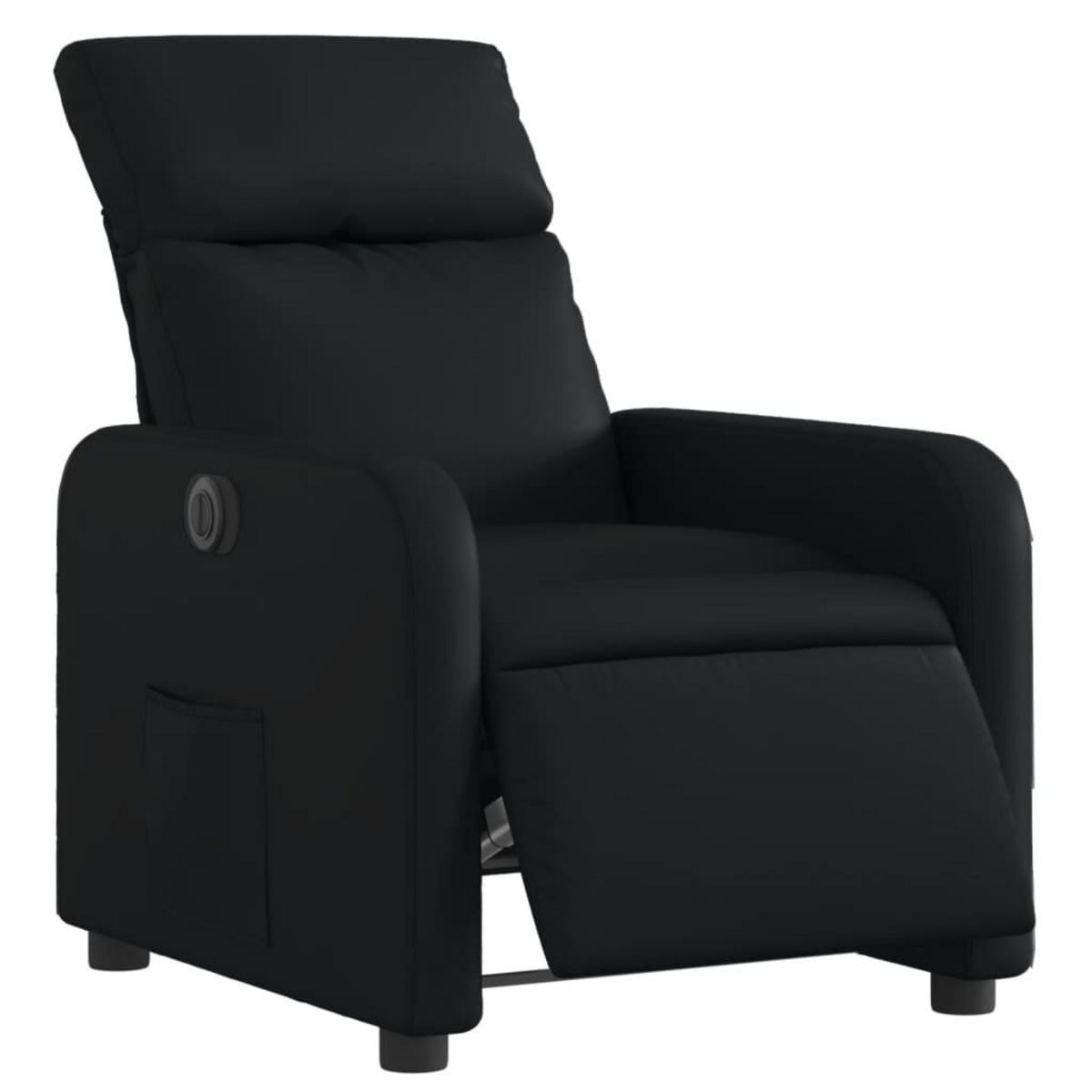 VIDAXL Fauteuil inclinable electrique Noir Similicuir