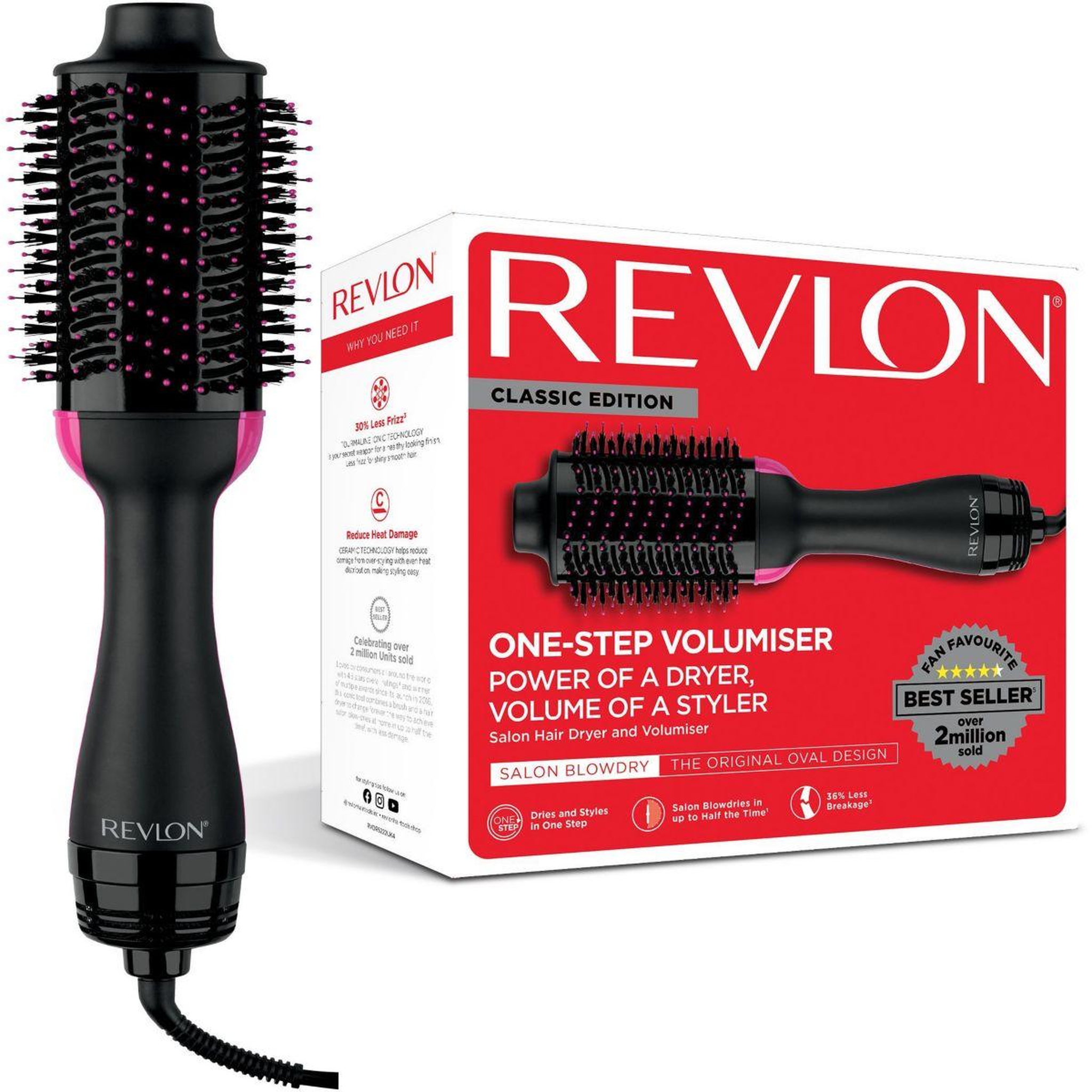 Revlon Brosse soufflante et volumisante rvdr5222e