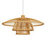 Voir la diapositive 3 : Rendez vous déco Suspension en bambou naturel et métal D50 cm-Mirabel
