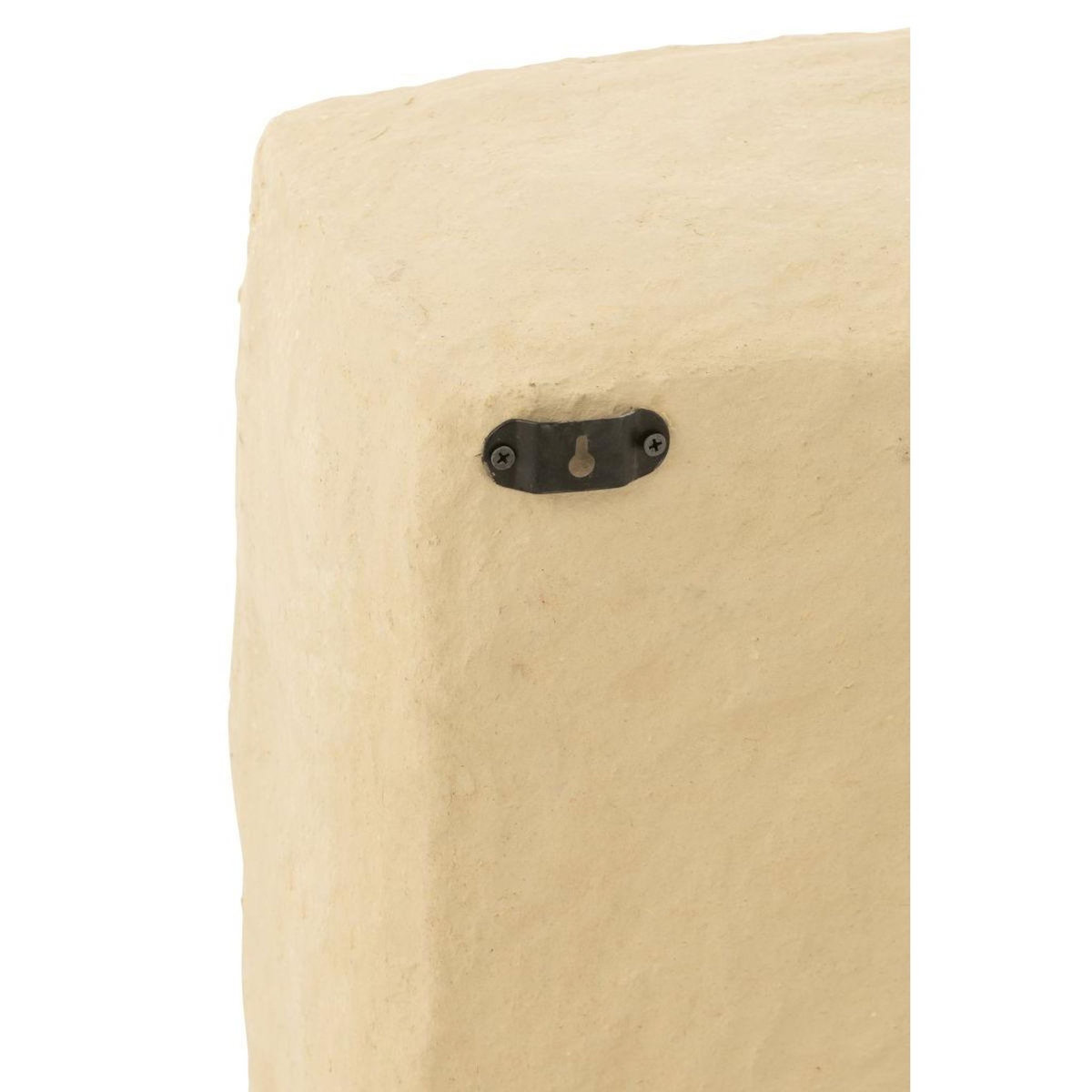 Paris Prix Étagère Murale en Papier Mâché  Flint  80cm Naturel