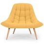 Voir la diapositive 3 : Paris Prix Lot de 2 Fauteuils Scandinaves  Johan  86cm Jaune