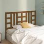 Voir la diapositive 3 : VIDAXL Tete de lit Marron miel 146x4x100 cm Bois massif de pin