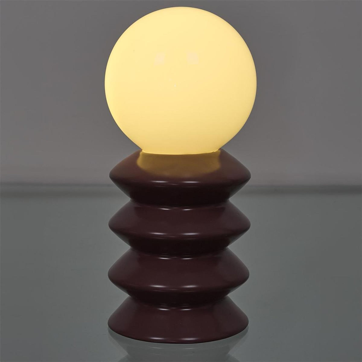 Paris Prix Lampe LED en Céramique  Sphera  21cm Terracotta