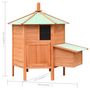 Voir la diapositive 6 : VIDAXL Poulailler Bois de pin massif et sapin 126x117x125 cm