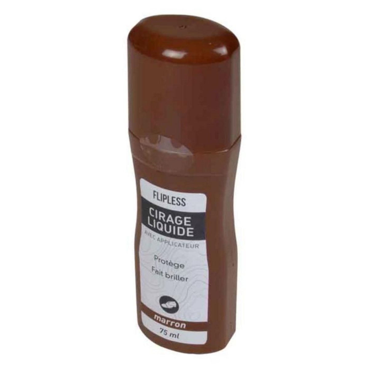 Paris Prix Cirage pour Chaussures  Liquide  75ml Marron