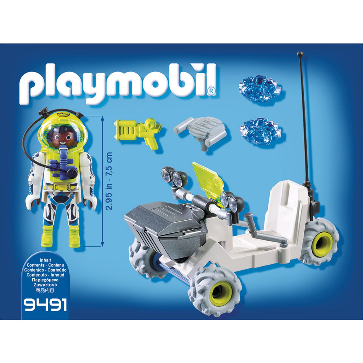 PLAYMOBIL 9491 - Playmobil Space - Spationaute véhicule d'exploration