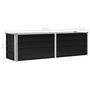 Voir la diapositive 6 : VIDAXL Lit sureleve de jardin Anthracite 160x40x45 cm Acier galvanise