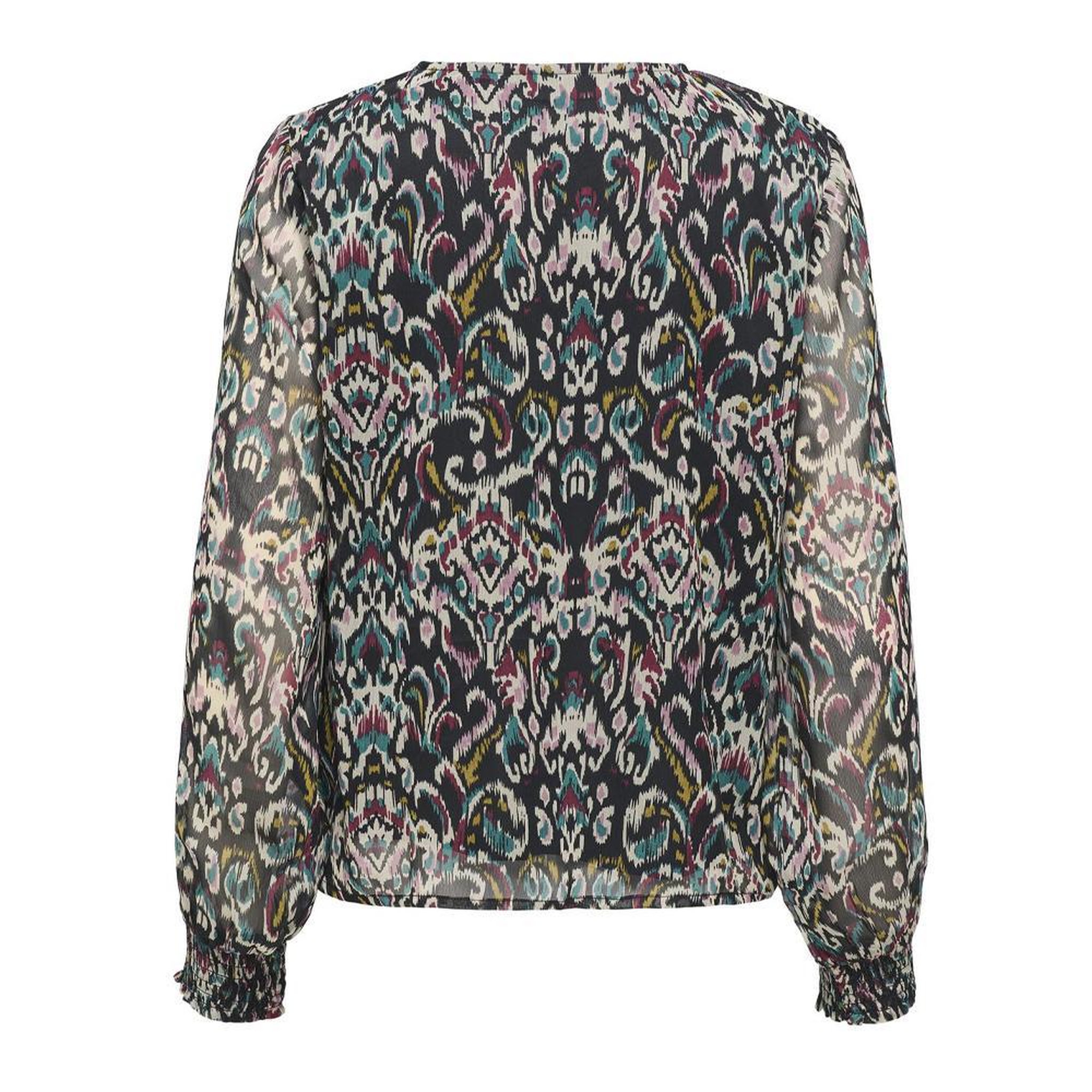 Voir la diapositive 2 : JACQUELINE DE YONG Blouse Noir Imprimé Femme JDY Jonna