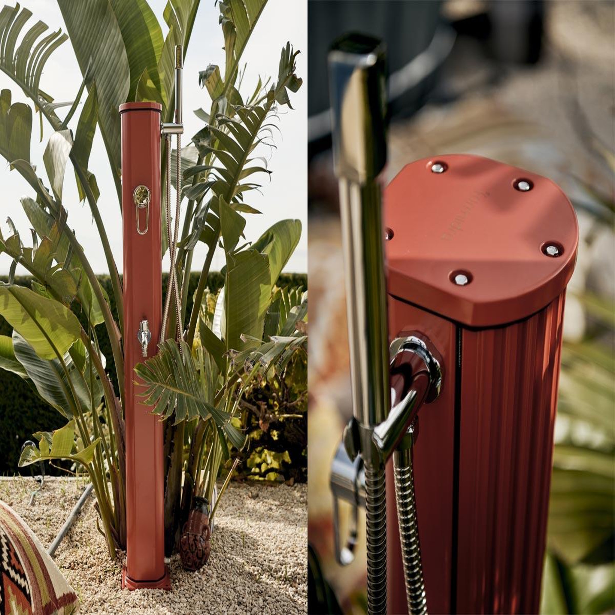Voir la diapositive 4 : Formidra Douche solaire 20 L Jolly Go Terracotta - Formidra