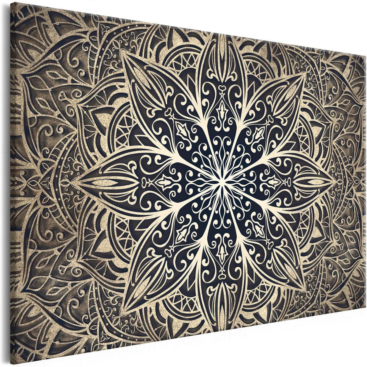 Paris Prix Tableau Imprimé  Oriental Flowers Narrow Brown