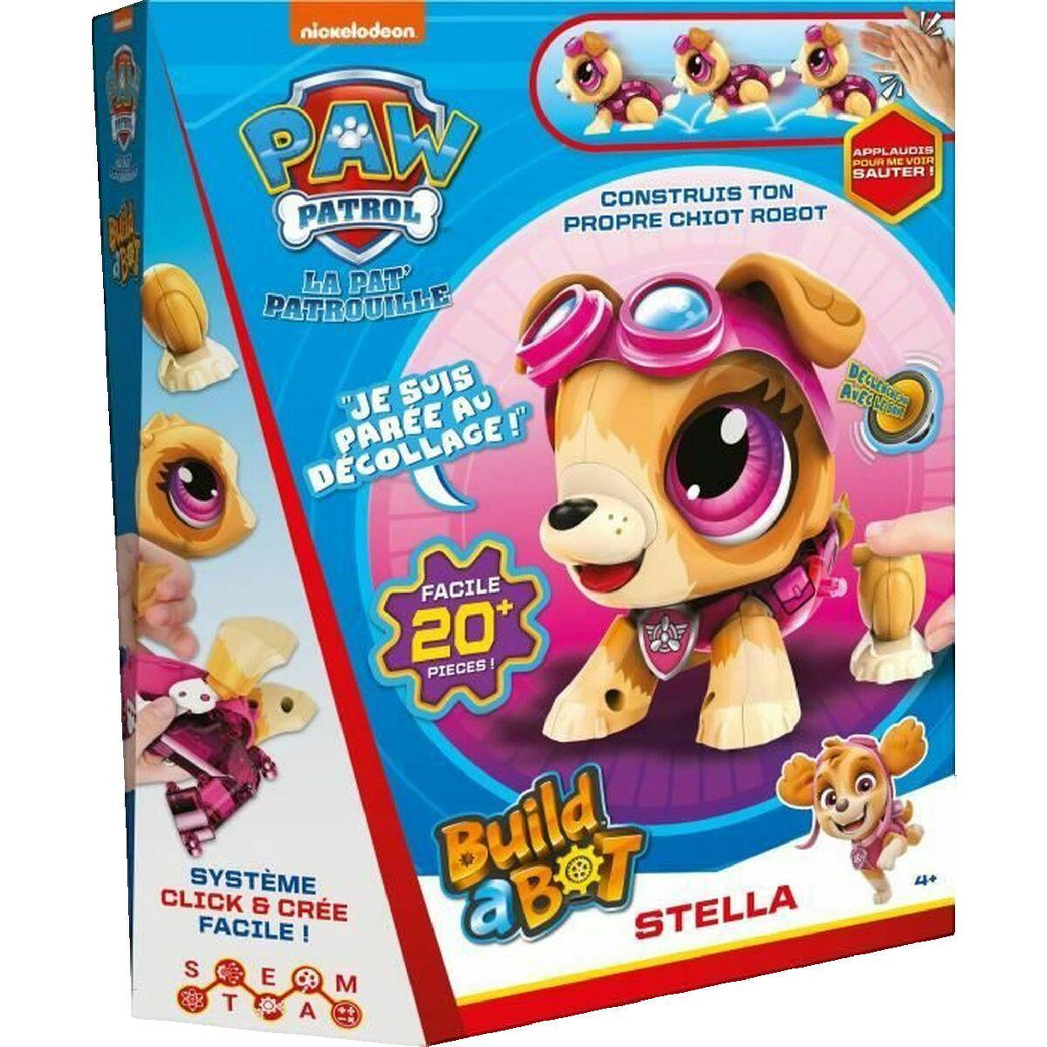 Voir la diapositive 2 : PAW PATROL Robot éducatif Goliath Paw Patrol Stella multicolore