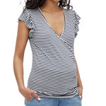 MAMALICIOUS T Shirt /Noir Femme Mamalicious Gisele. Coloris disponibles : Blanc