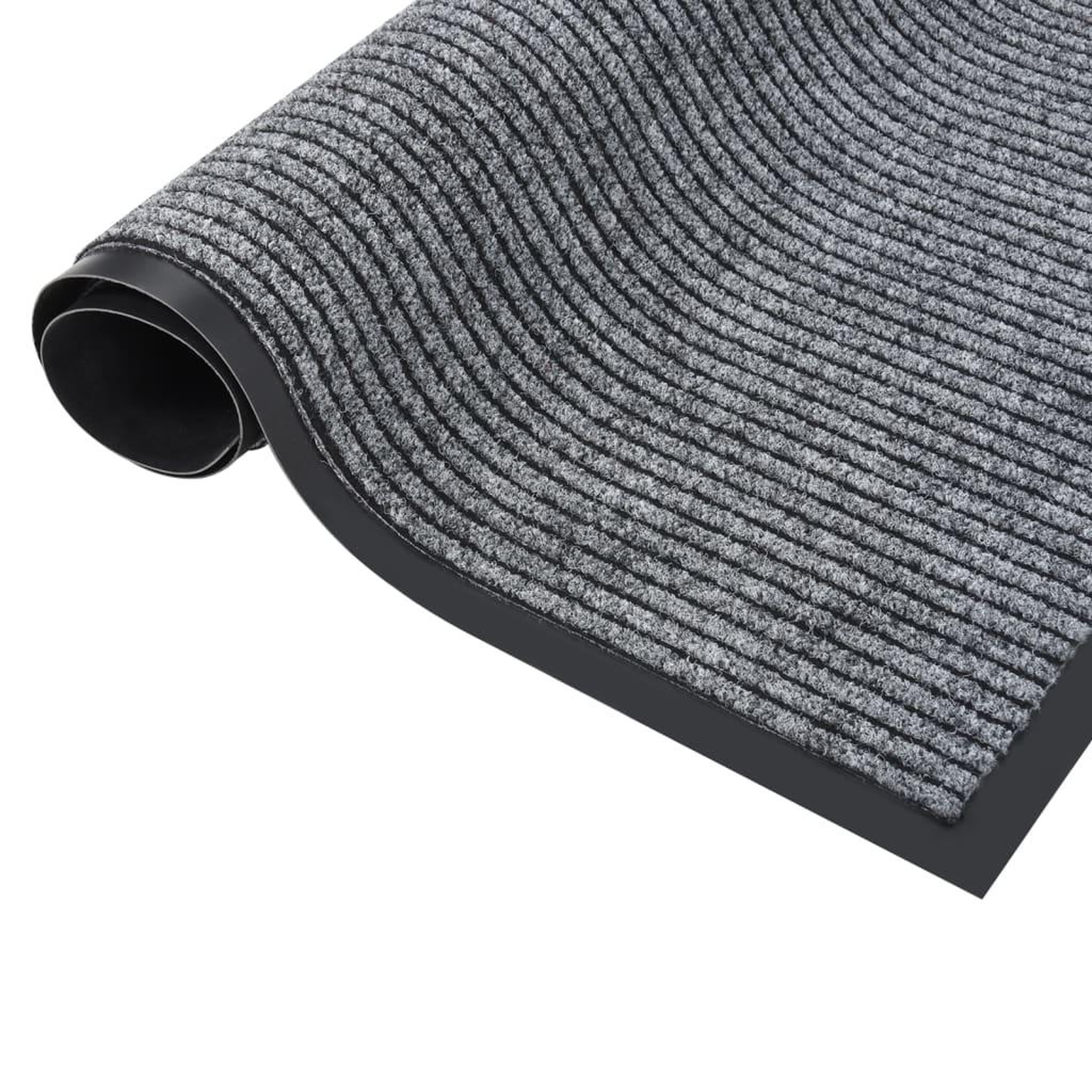 Voir la diapositive 4 : VIDAXL Paillasson raye Gris 40x60 cm