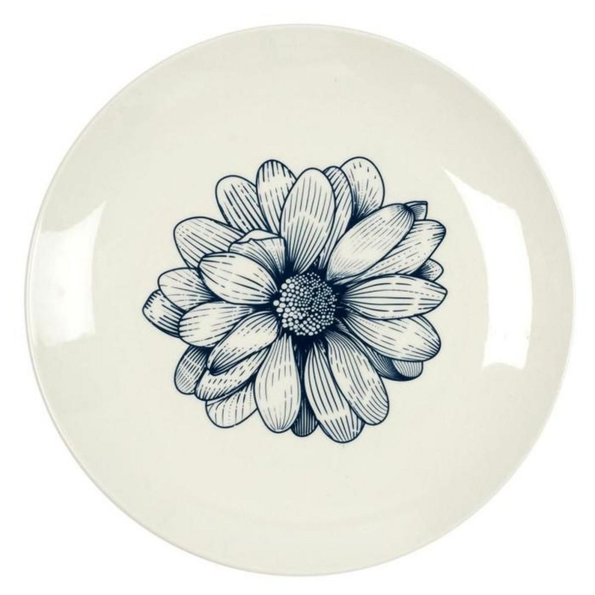 Paris Prix Lot de 6 Assiettes à Dessert  Cottage  20cm Bleu