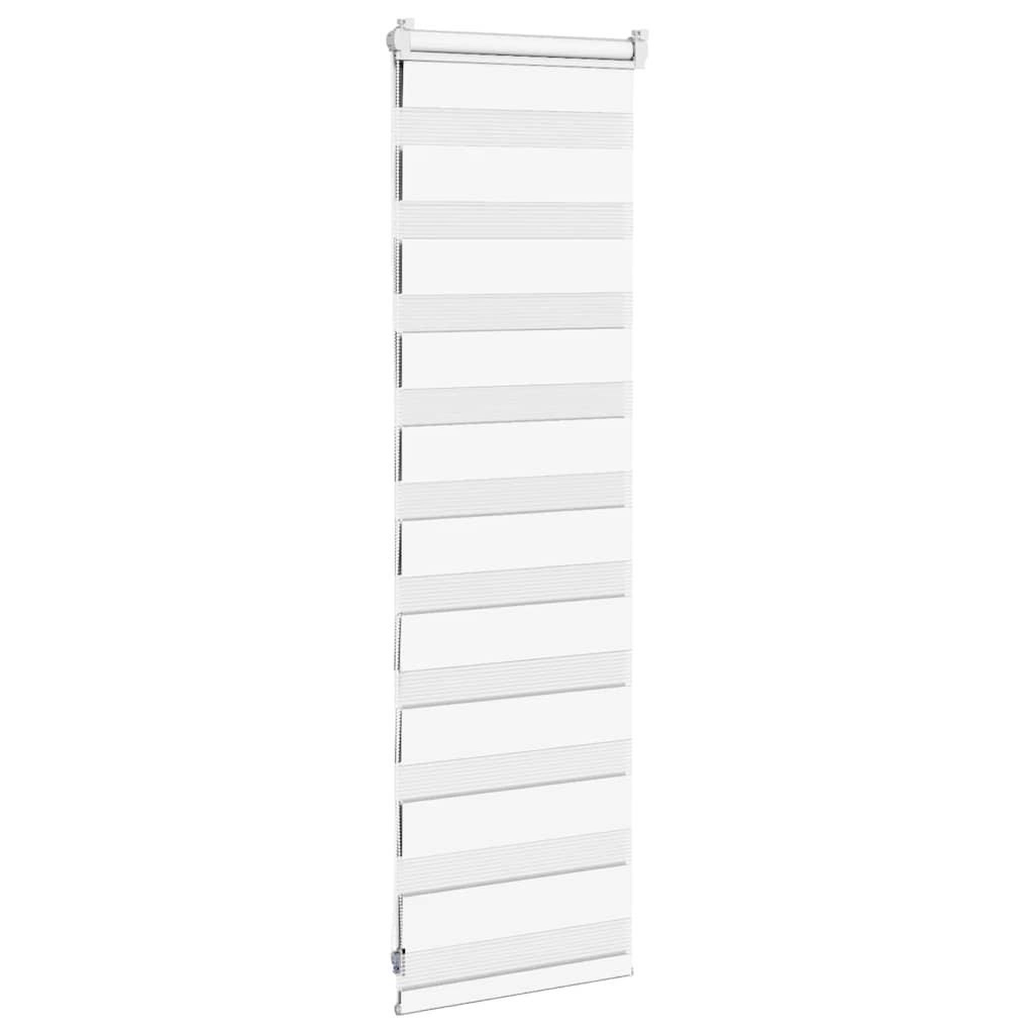 Voir la diapositive 4 : VIDAXL Store zebre blanc 40x100 cm largeur du tissu 35,9 cm polyester