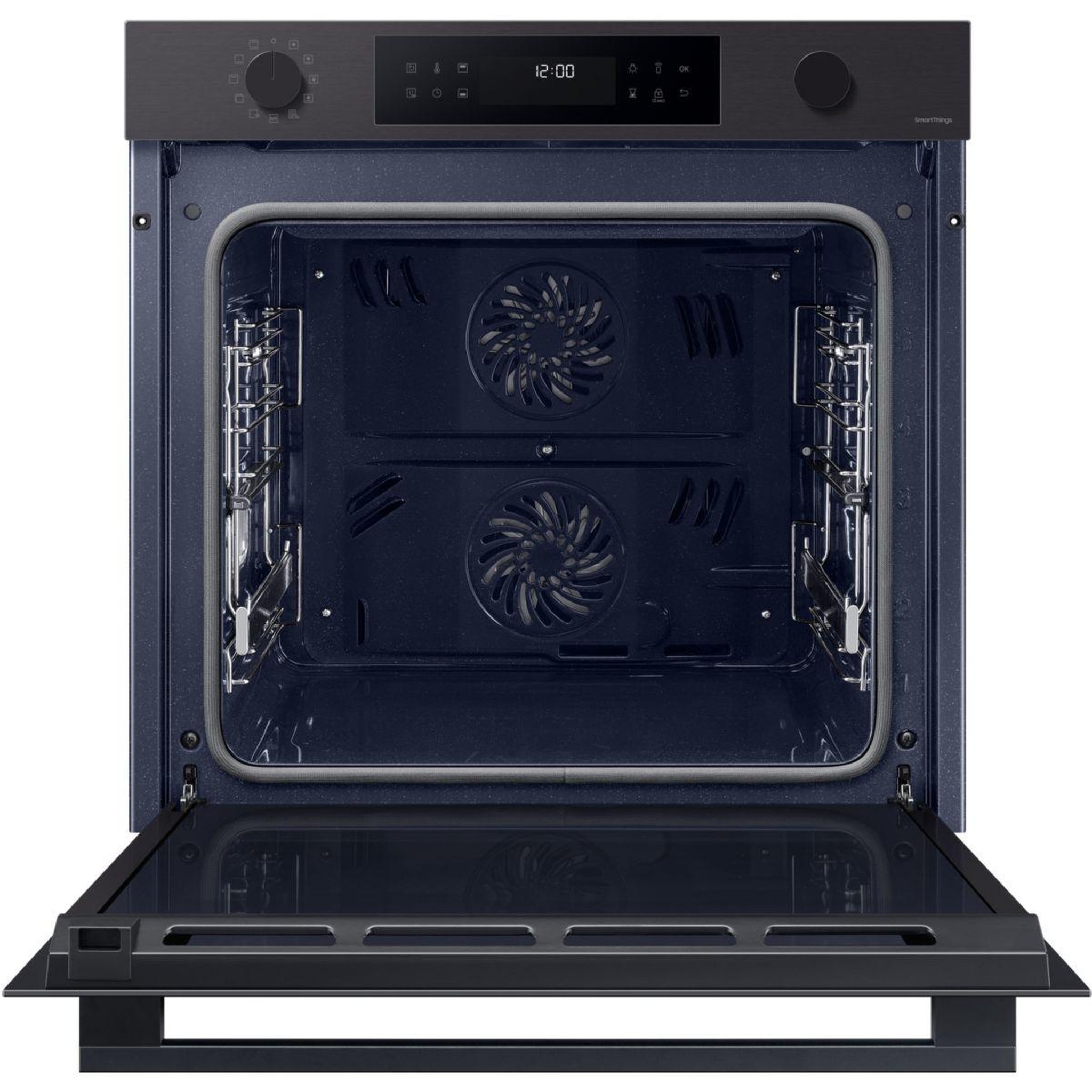 Voir la diapositive 2 : Samsung Four encastrable nv7b4450vcb - double cavité - pyrolyse - chaleur pulsée - porte froide
