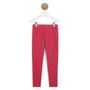 Voir la diapositive 1 : INEXTENSO Tregging molleton coeurs fille