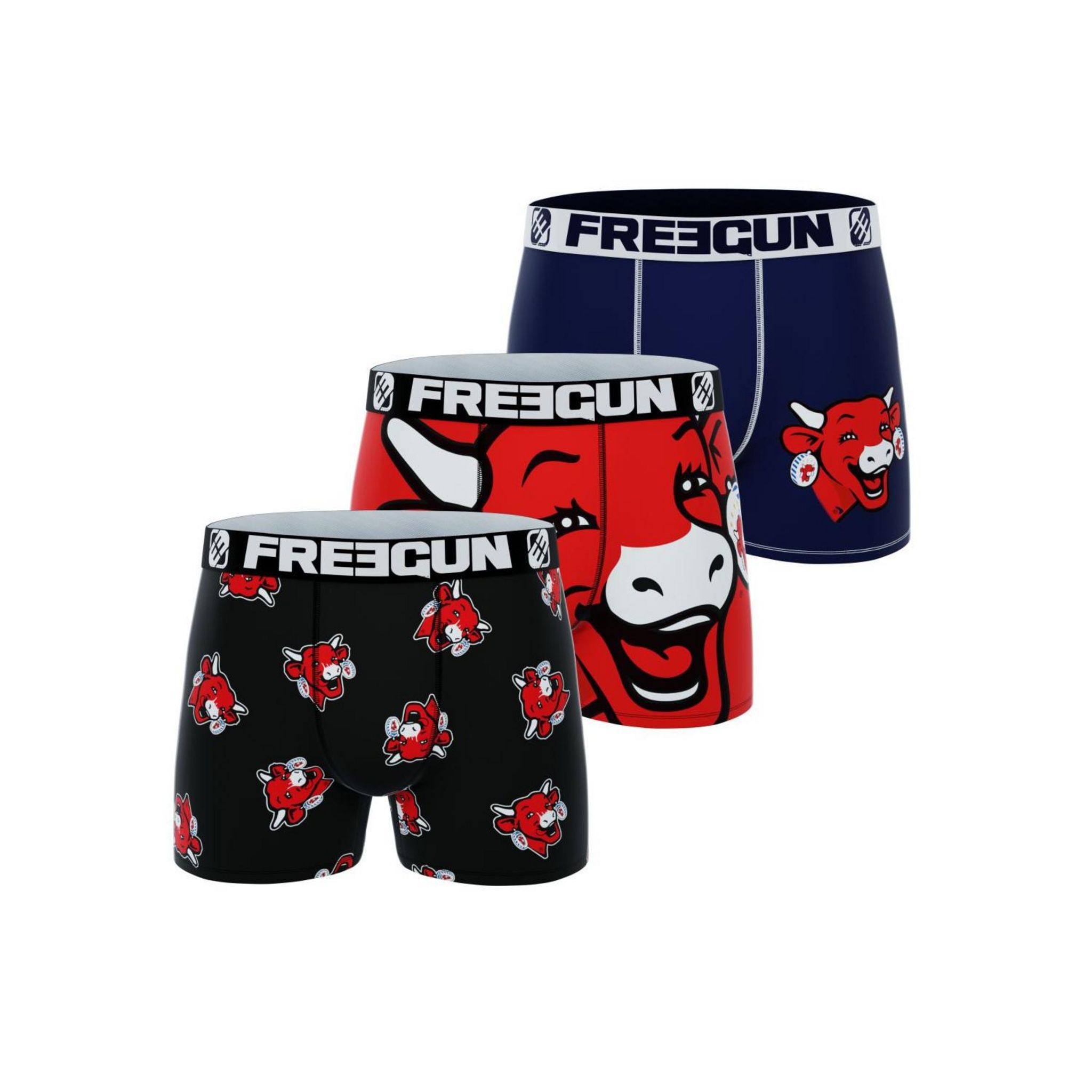 Lot de 3 boxers homme Street Sport Freegun - Jaune - Homme - 27.90