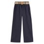 Voir la diapositive 3 : INEXTENSO Pantalon bleu indigo uni femme