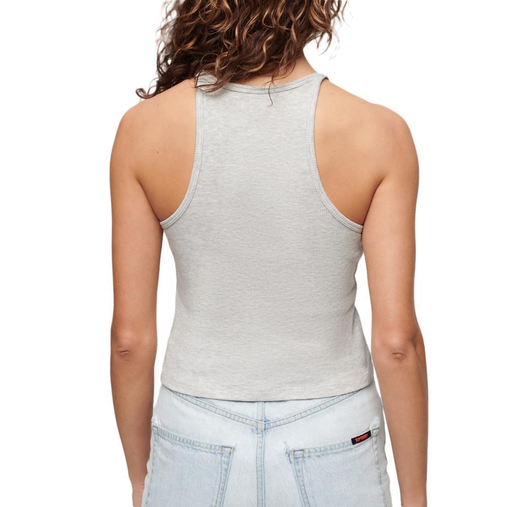 Voir la diapositive 2 : SUPERDRY Débardeur  Femme Superdry Essential Logo Racer