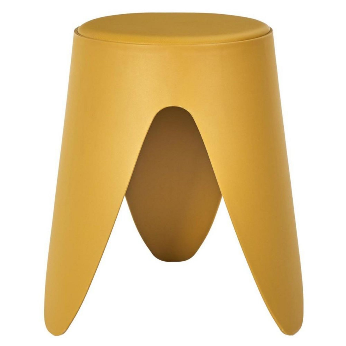 The Home Deco Factory Tabouret EVE jaune moutarde