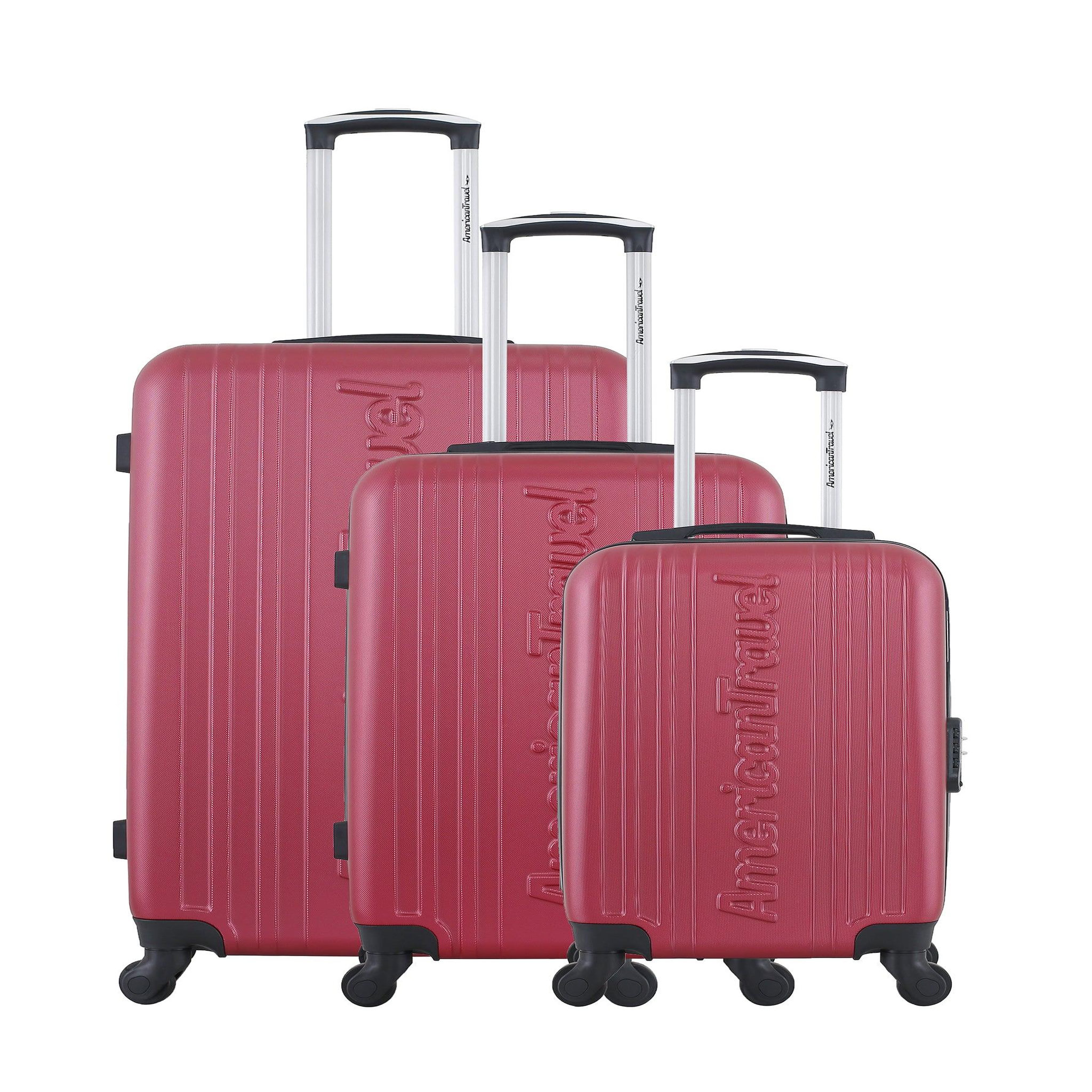 AMERICAN TRAVEL American travel - set de 3 valises springfield-a 70 cm 4 roues