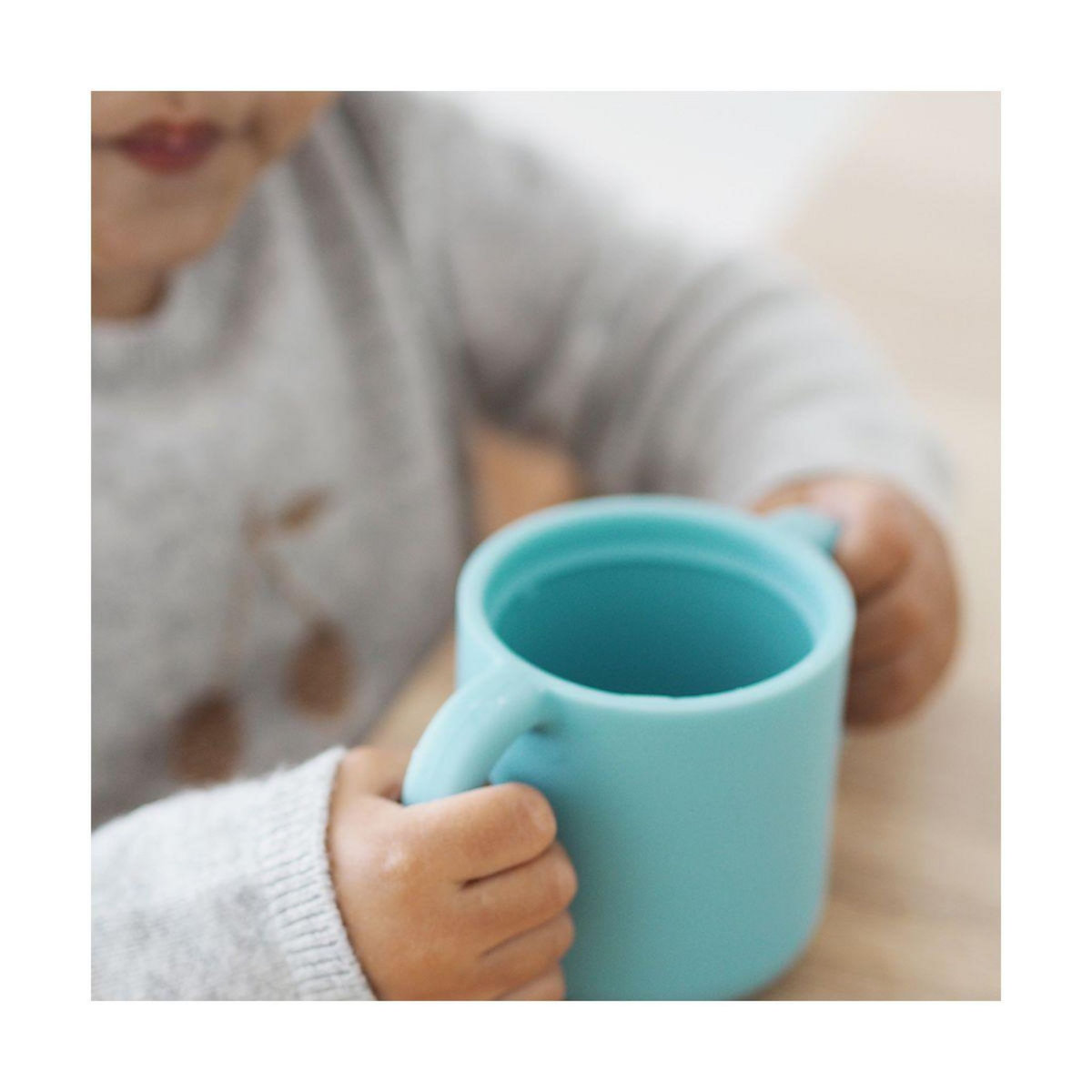 BEABA Tasse d apprentissage silicone blue