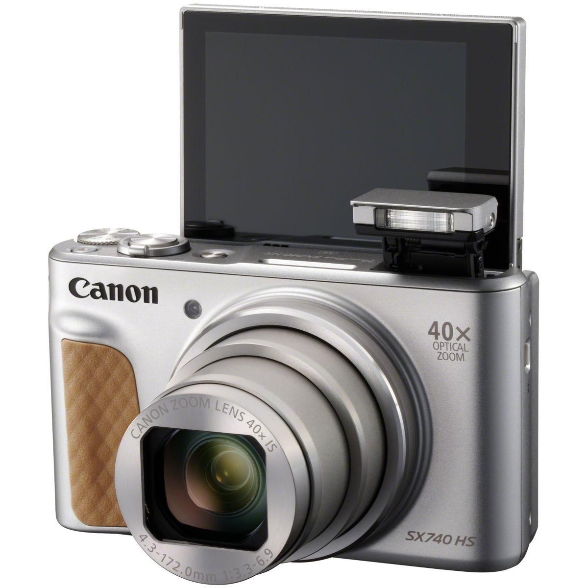 Canon Appareil photo Compact PowerShot sx740 HS Lite Argent