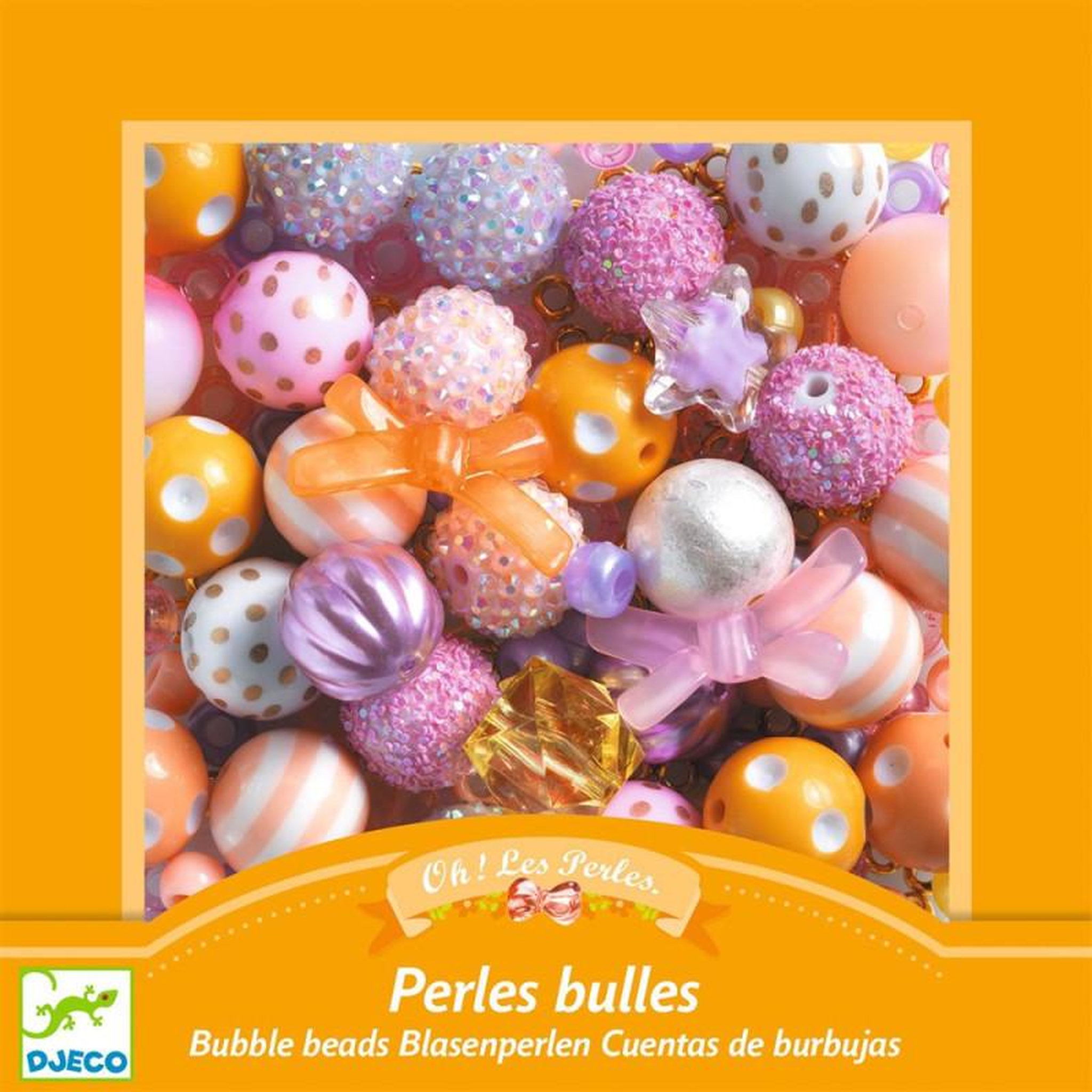 Djeco Création perle et bijou Djeco Perles bulles, Or