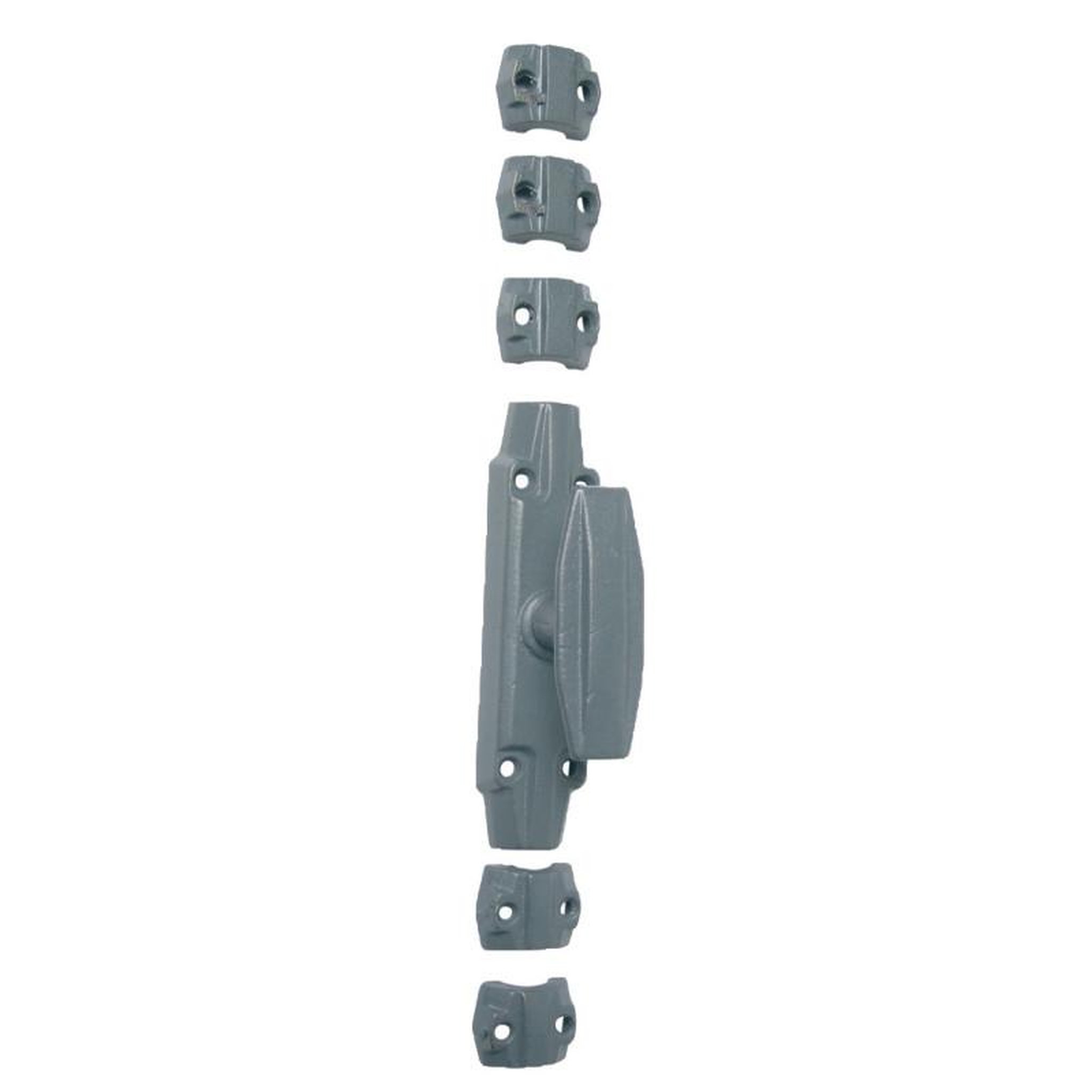 JARDINIER MASSARD Crémone classique RA 16x5mm bouton standard série légère en fonte finition brut JARDINIER MASSARD J380002