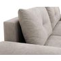 Voir la diapositive 5 : BEST MOBILIER Luzzio - canapé d'angle gauche 4 places convertible avec coffre en tissu texturé