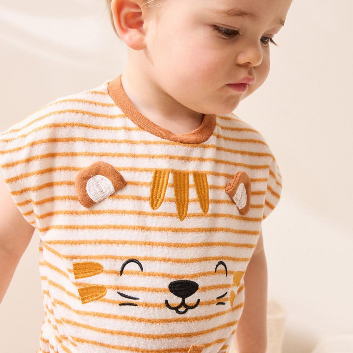 Petit Béguin Combishort bébé en éponge Mio