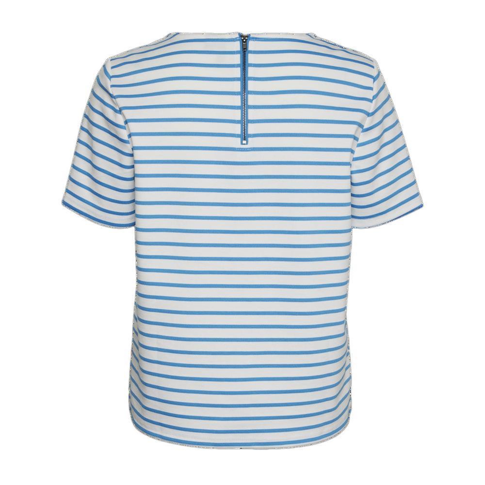 Voir la diapositive 2 : Vero Moda T Shirt Rayure /Bleu Femme Vero Moda  Snow White