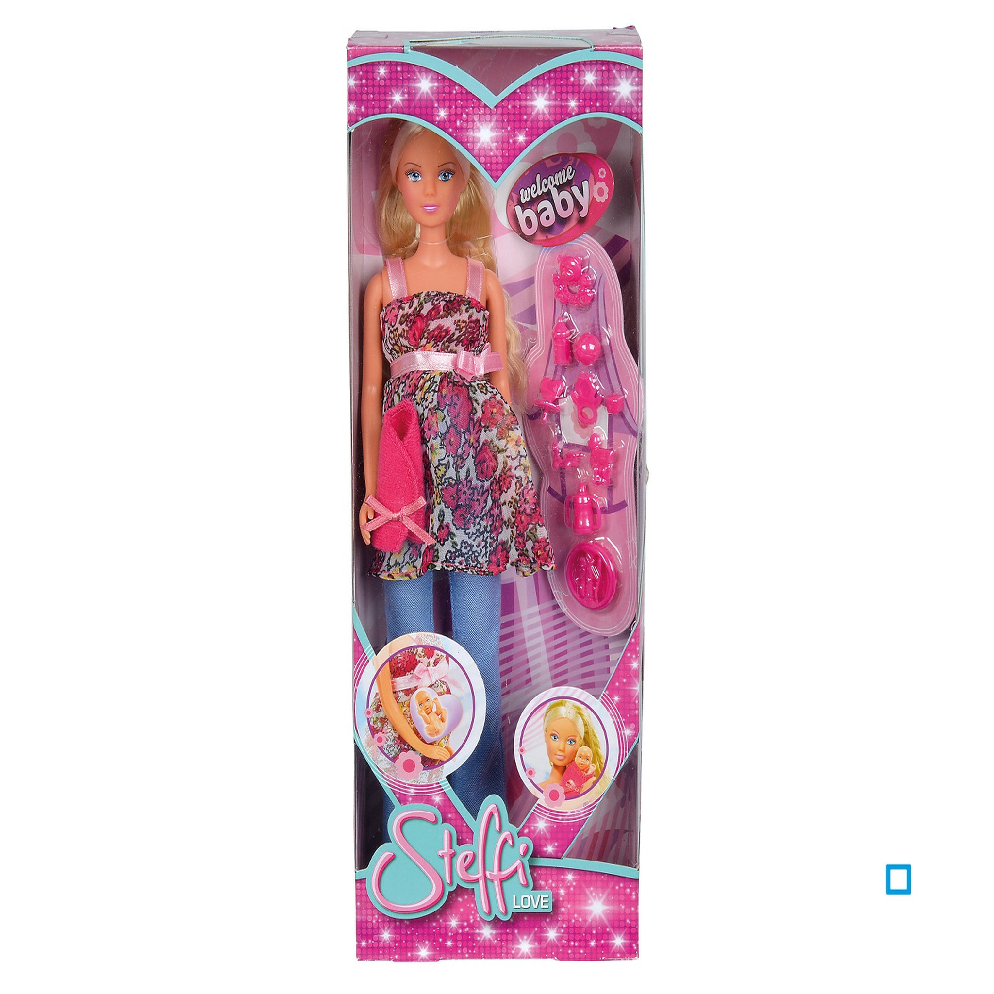 Voir la diapositive 4 : SMOBY Poupée Steffi love attend un bébé