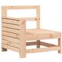 Voir la diapositive 2 : VIDAXL Canape de jardin accoudoir 69x62x70,5 cm bois massif de pin