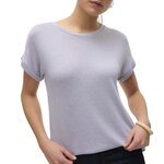 Vero Moda T Shirt Mauve Femme Vero Moda Brianna 10291353. Coloris disponibles : Violet