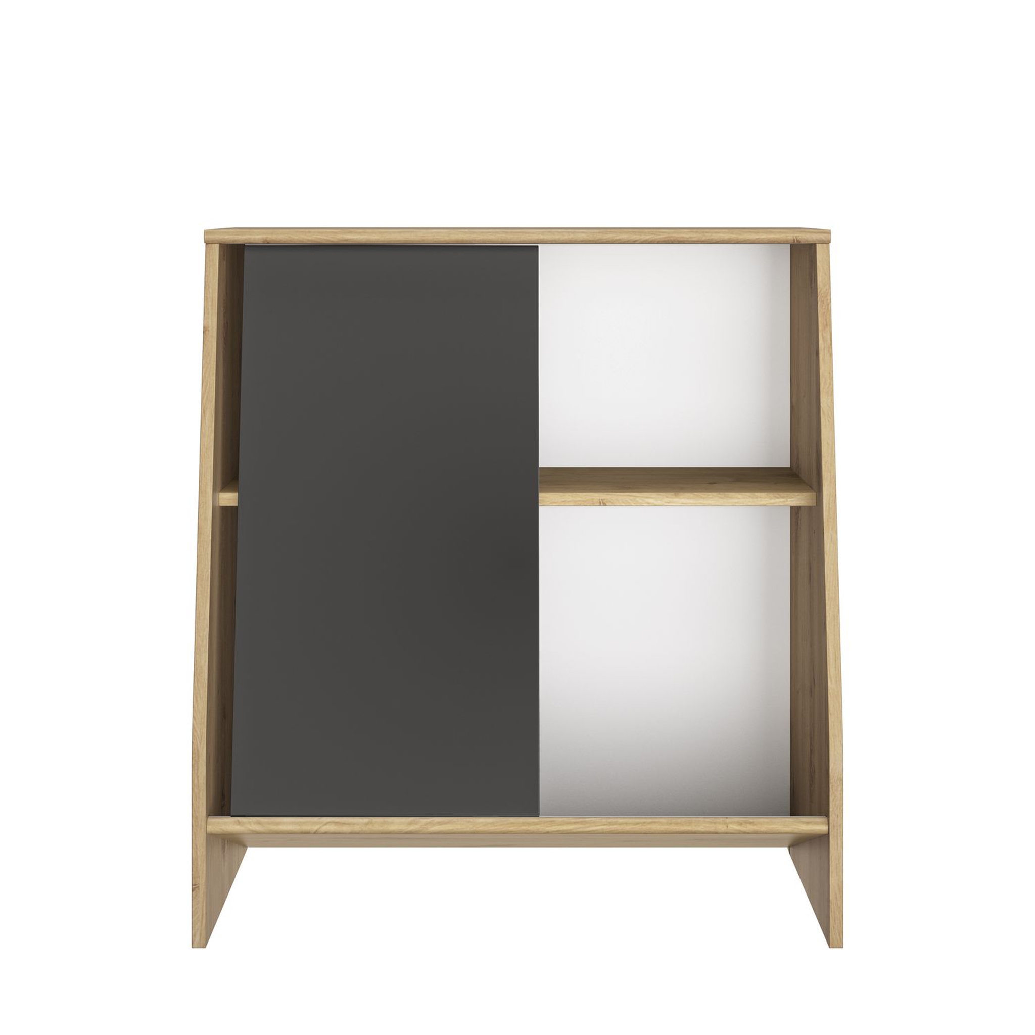 Voir la diapositive 4 : Bibliothèque de rangement enfant ludique L74cm