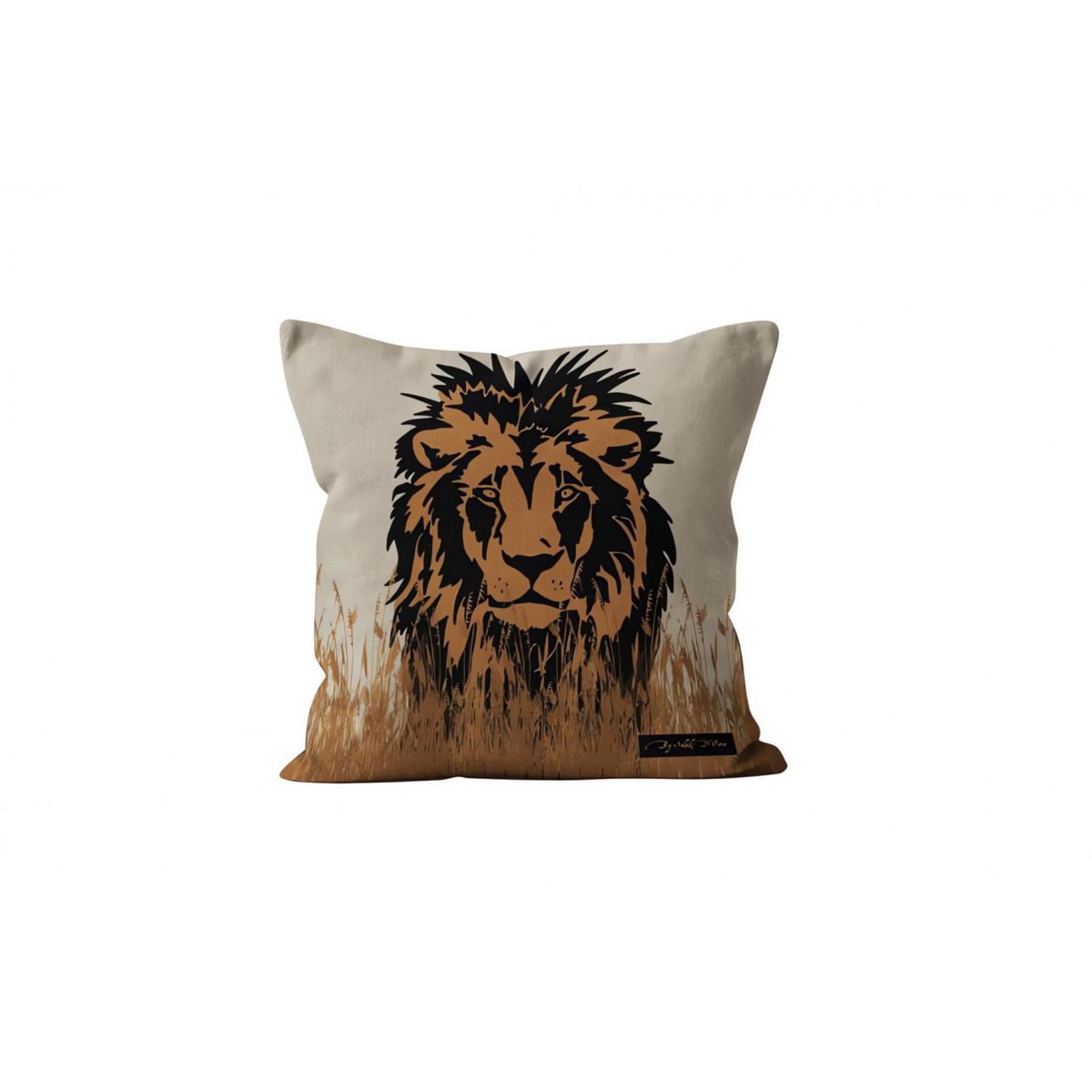 SOLEIL D'OCRE Housse de coussin LION, par Soleil d'Ocre