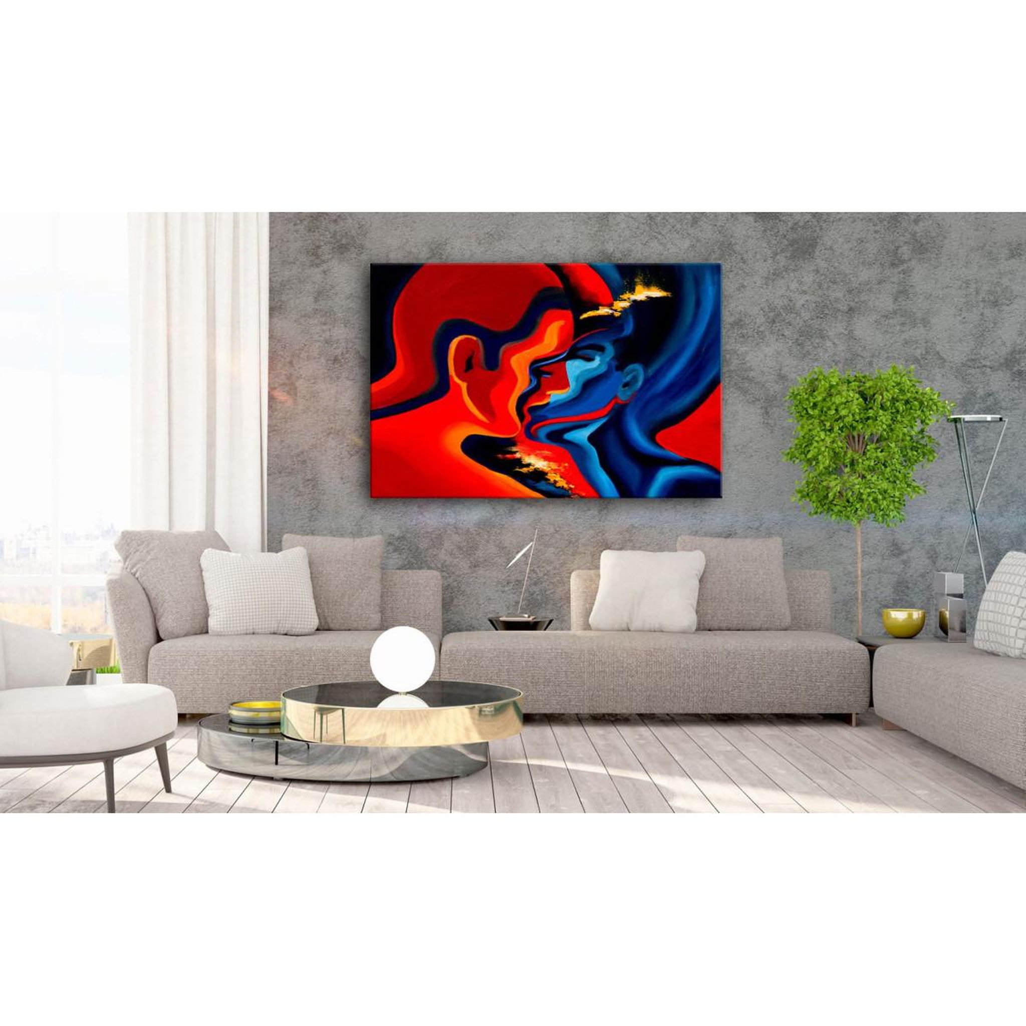 Voir la diapositive 2 : Paris Prix Tableau Imprimé  Cosmic Kiss