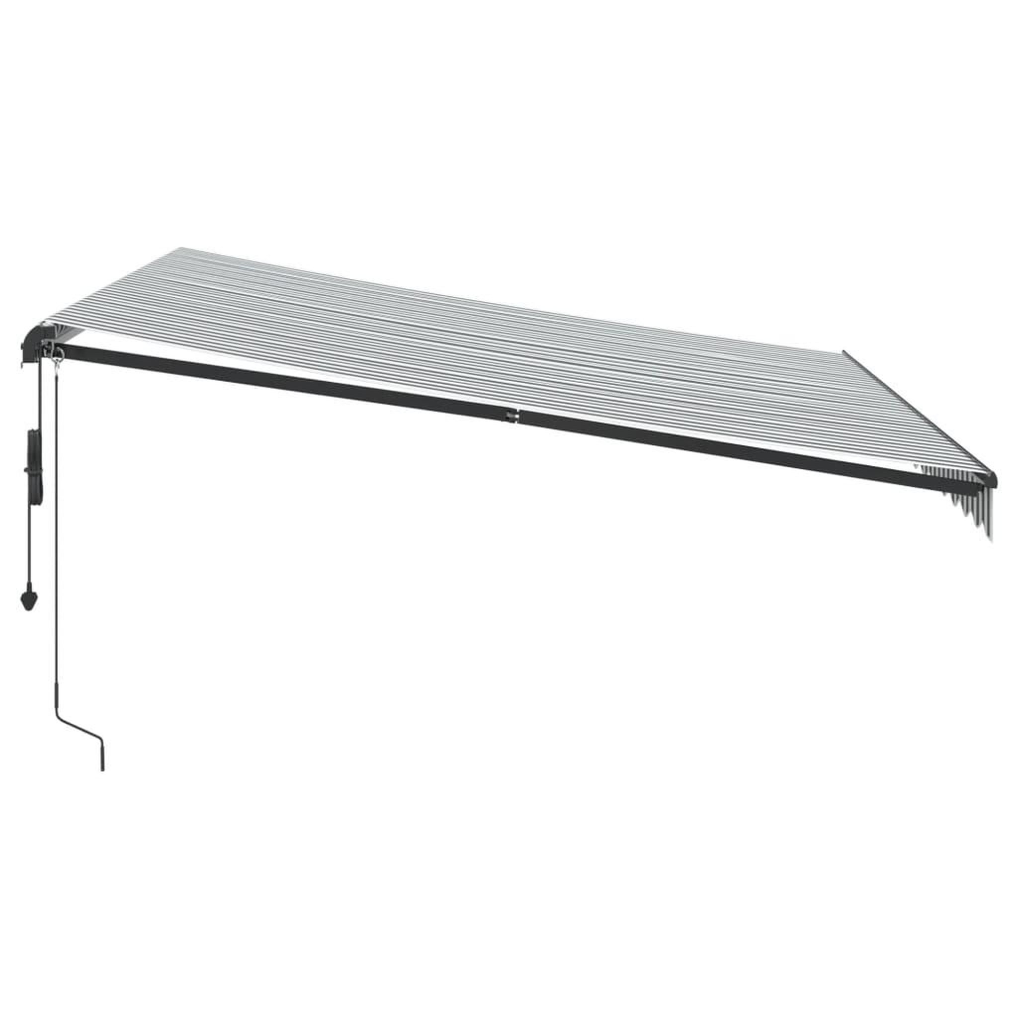 Voir la diapositive 5 : VIDAXL Auvent retractable automatique avec LED anthracite et blanc