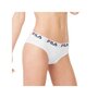 Voir la diapositive 4 : FILA Culotte femme Coton Fila 6043 Blanc