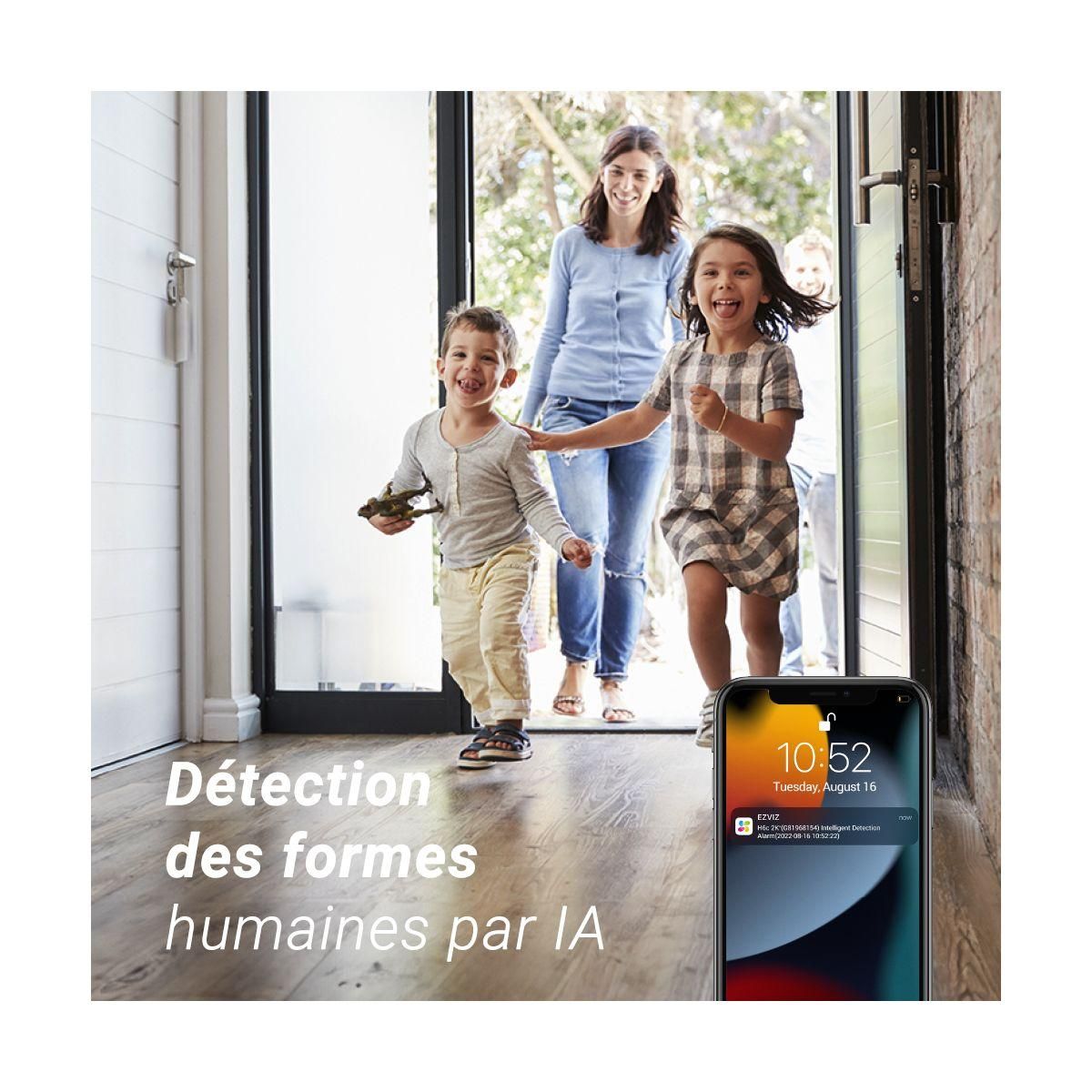 EZVIZ Caméra de surveillance Wifi H6C PRO 3K