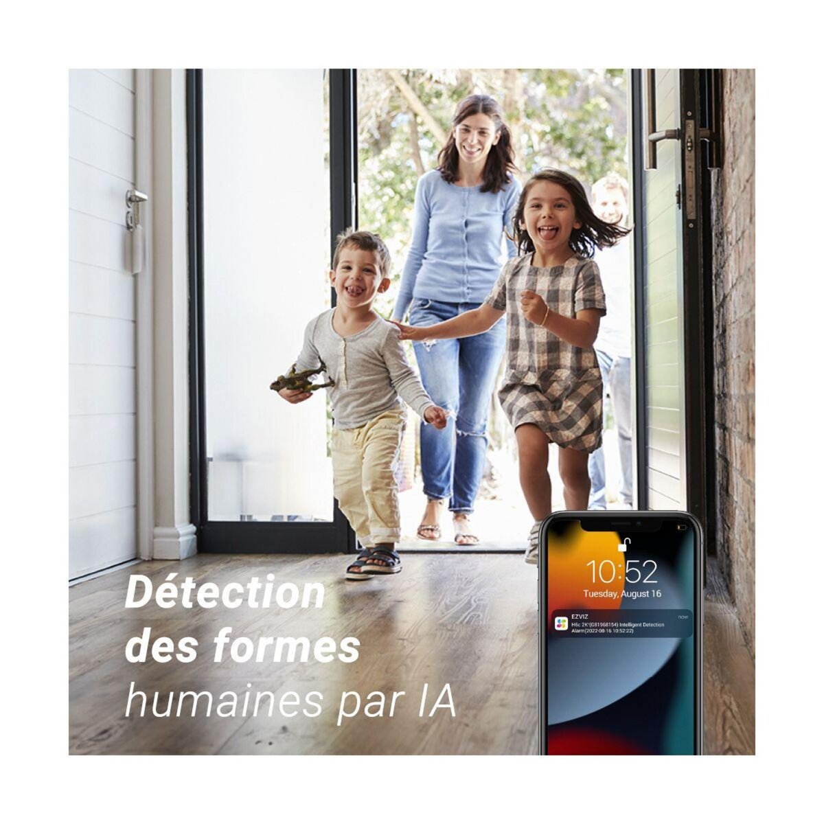 EZVIZ Caméra de surveillance Wifi H6C PRO 3K