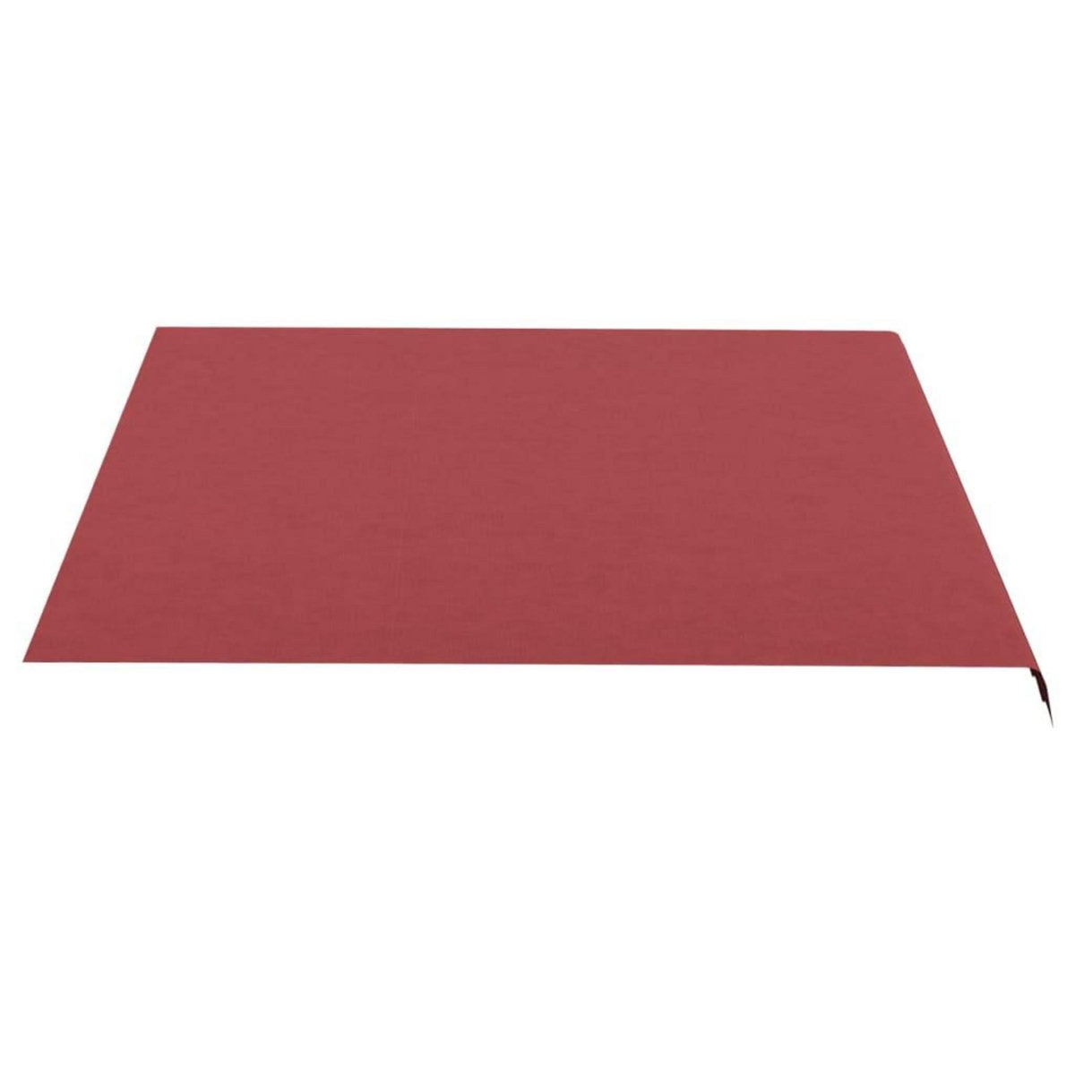 VIDAXL Tissu de remplacement pour auvent Bordeaux rouge 4x3,5 m