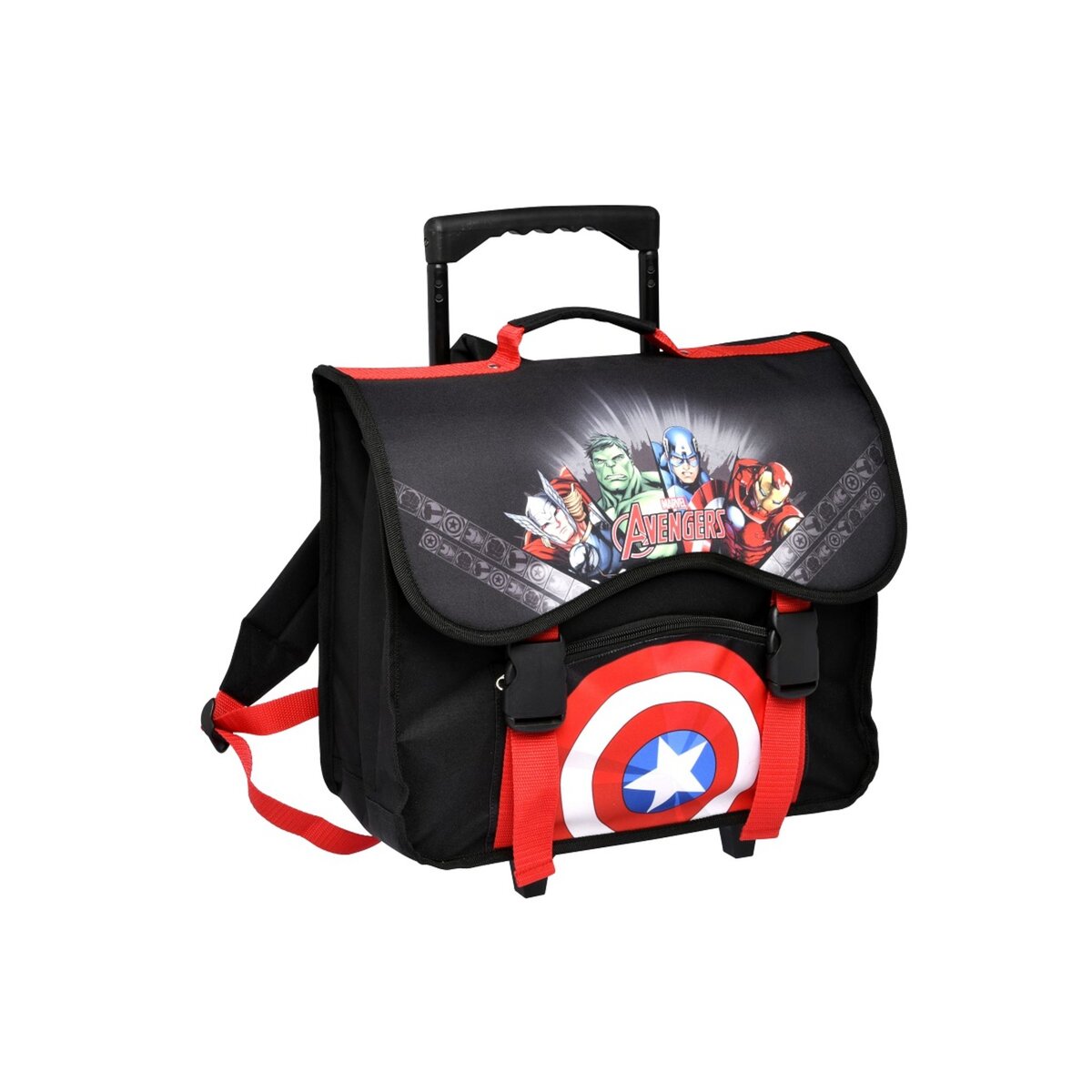 Cartable roulettes 38cm AVENGERS pas cher Auchan.fr