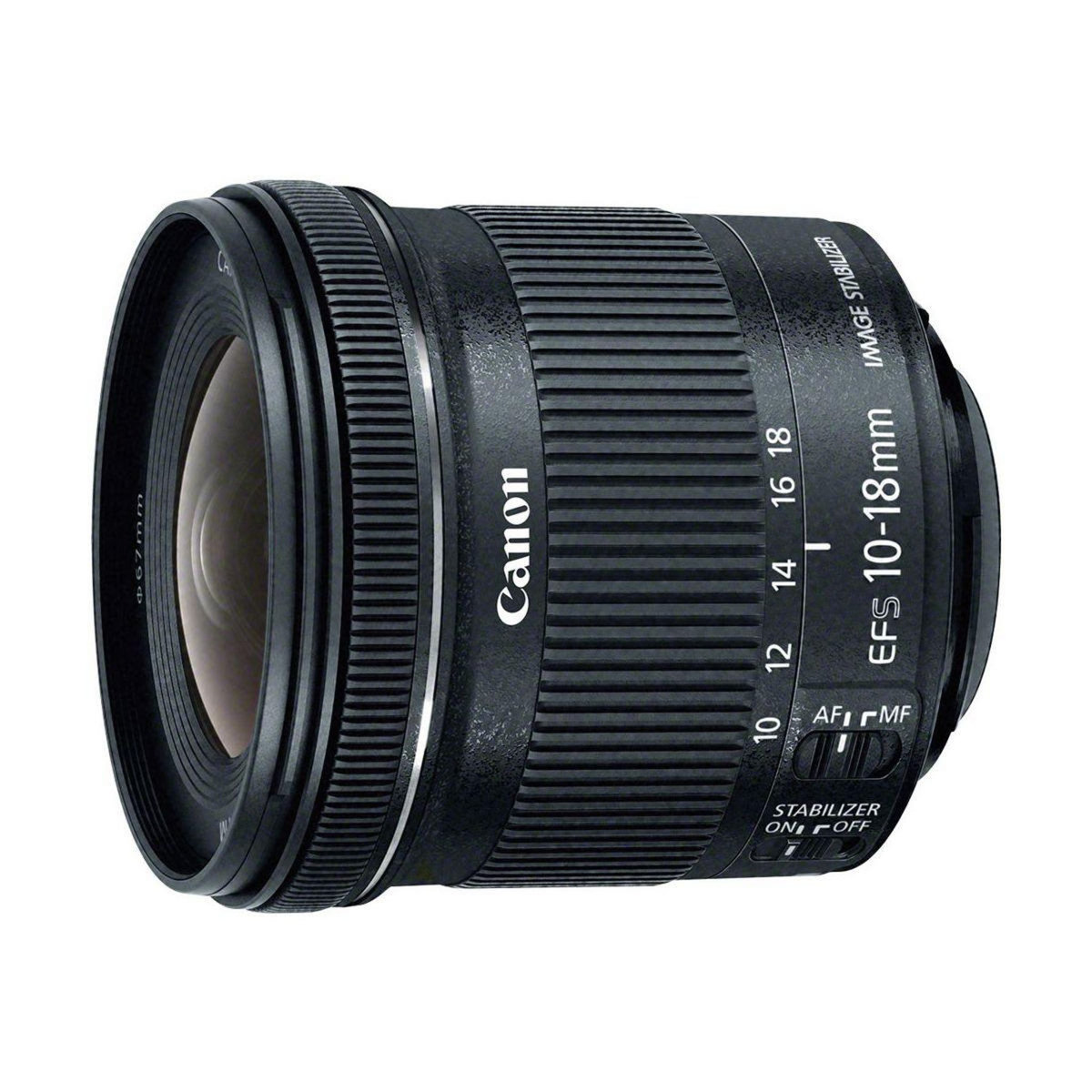 Canon Objectif pour Reflex EF-S 10-18mm f/4.5-5.6 IS STM